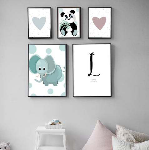 Poster kinderkamer dieren