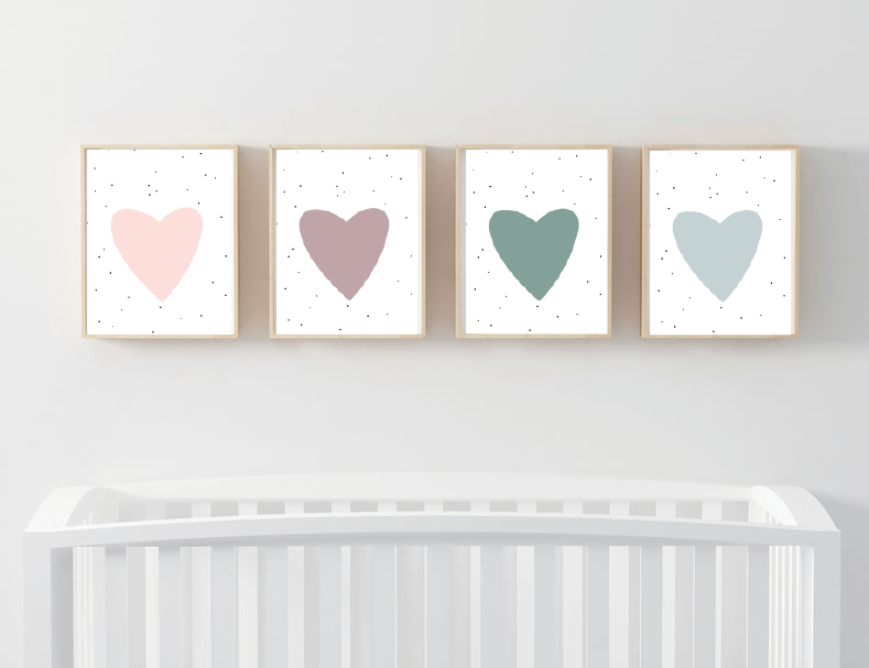 Poster wanddecoratie babykamer