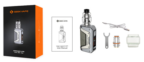 GEEKVAPE Aegis Legend E-zigarette - max. 200 Watt, Z Verdampfer, Hellblau,  5ml : : Drogerie & Körperpflege