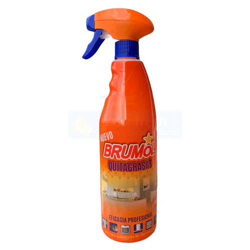 Brumol Azul Desengrasante en varios formatos: 2 litros (2000ml), 1 litro  (1000ml) y Duplo (750ml pistola