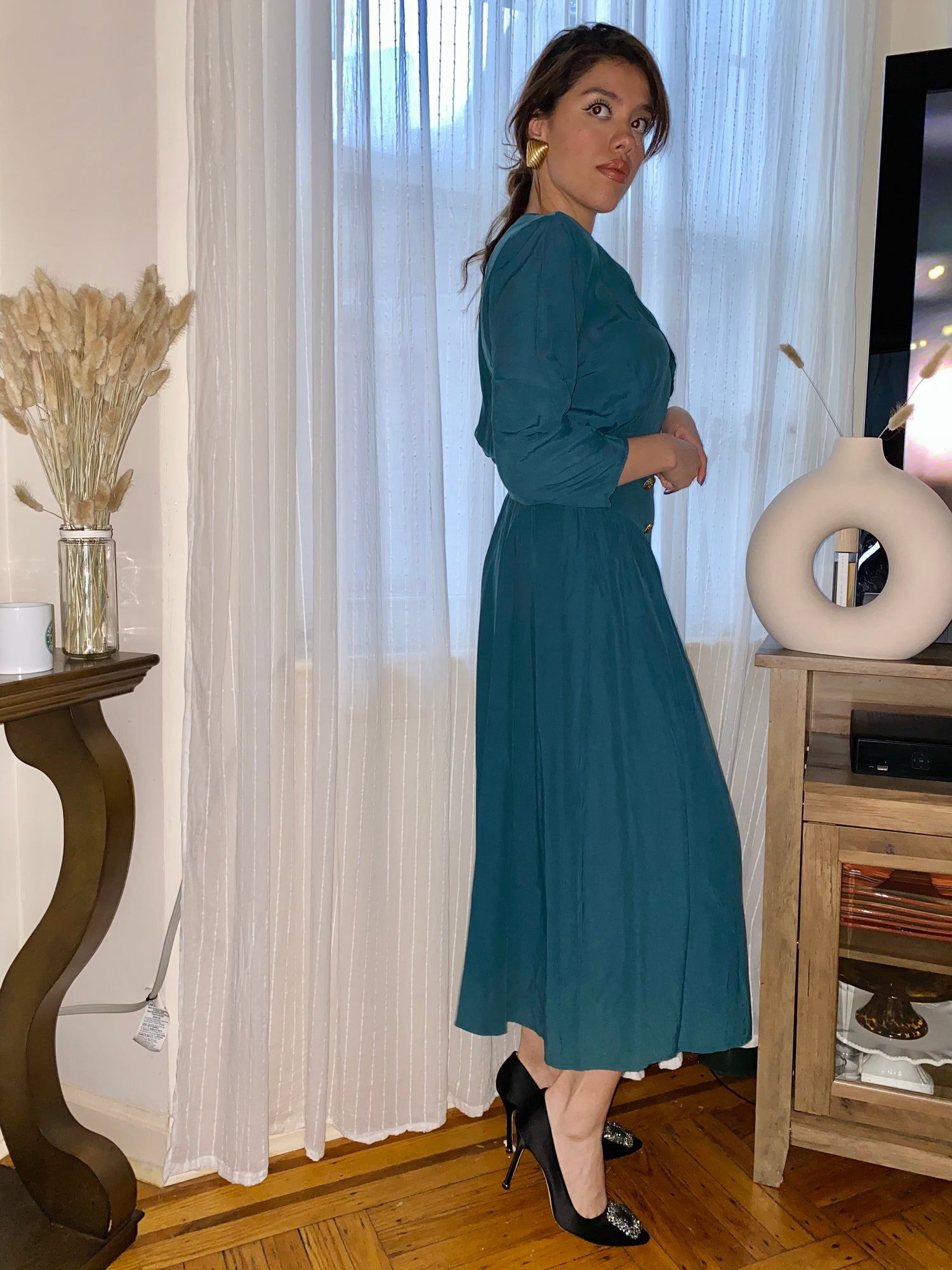 Vintage Long Sleeve Maxi Dress – CuzyeahCloset