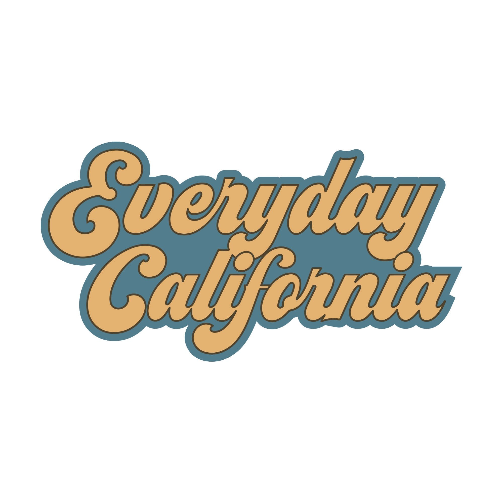Everyday California - Vintage '79 Sticker Blue