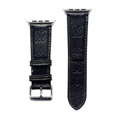 Black Emboss LV Luxury Watch Band – MikesTreasuresCrafts