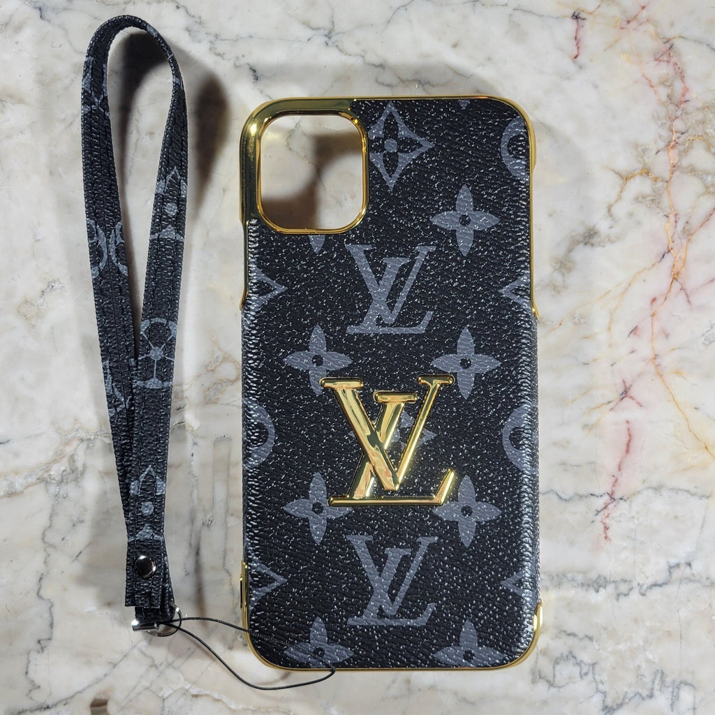 louis vuitton iphone case with strap