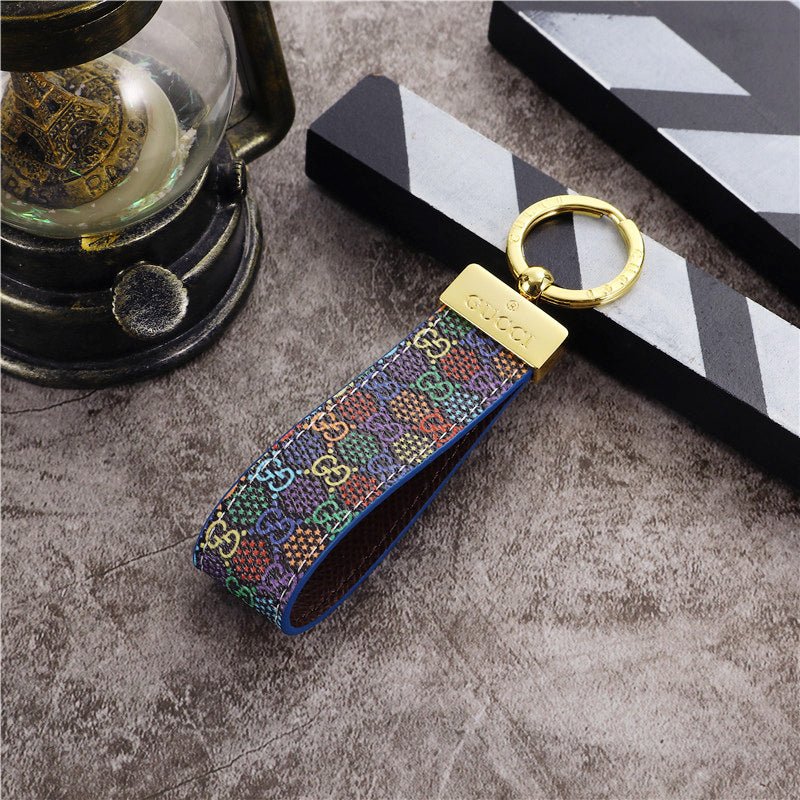 LV Keychain Pink Edges - repurposed – Nikos Leather