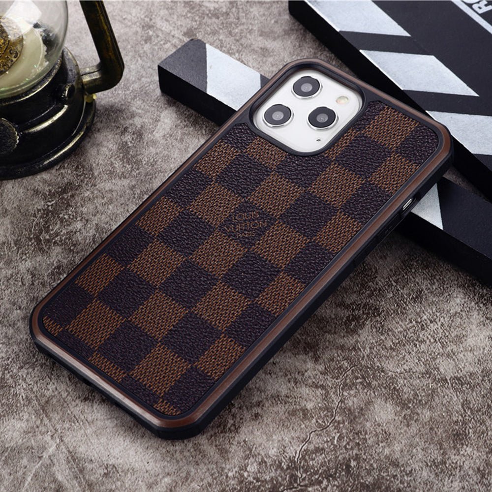 Brown Monogram Luxury iPhone Case – MikesTreasuresCrafts