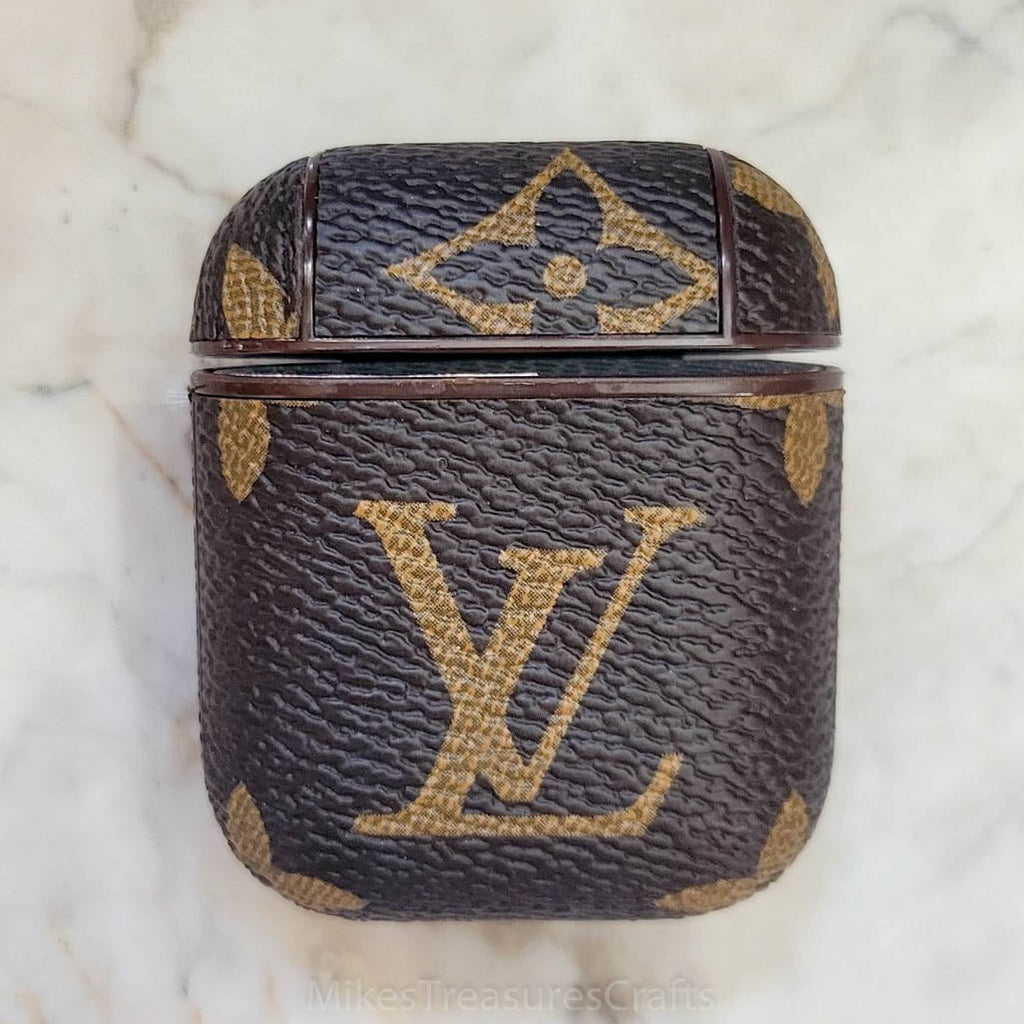 Brown Monogram Airpods Case - Small Print – MikesTreasuresCrafts