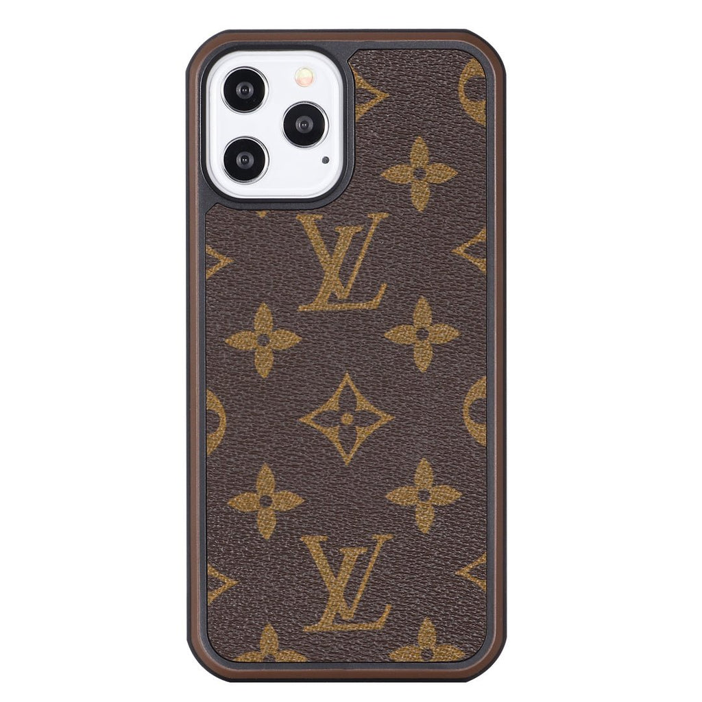 Brown Monogram Protective iPhone Case - Small Print