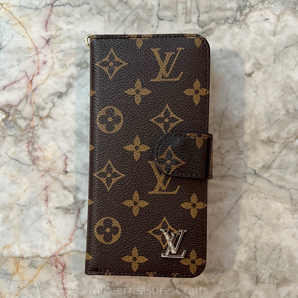 Luxury Phone Wallet/Case (B/LV)