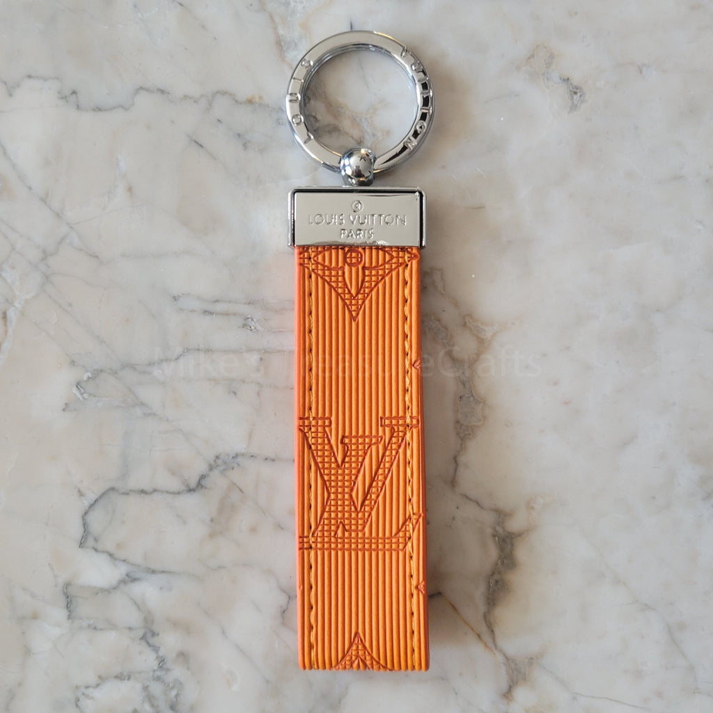 LV Keychain Pink Edges - repurposed – Nikos Leather