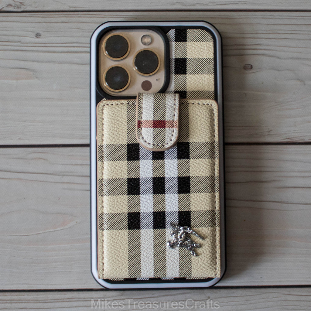 Beige GG Wallet iPhone Case