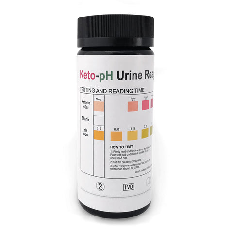 Keto pH urine test strips