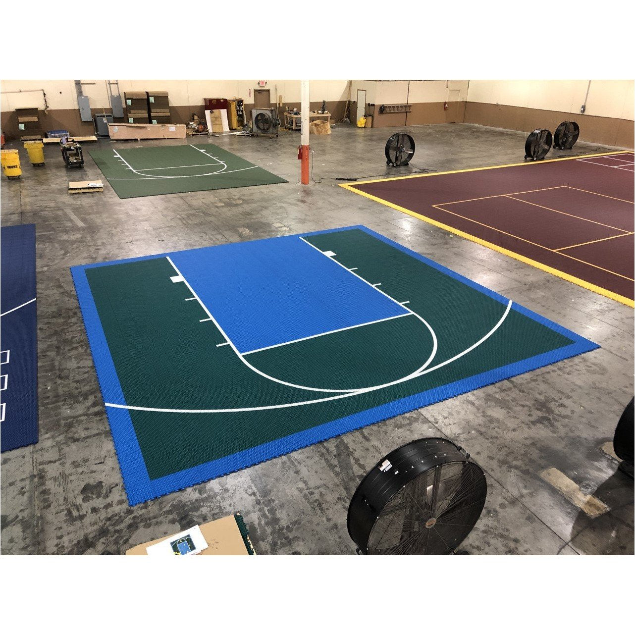 Get the Look Custom Basketball Court Tiles Any Size to Fit your Sp