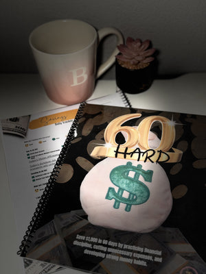 60 Days Hard Financial Savings Challenge Book - The B Kollection 