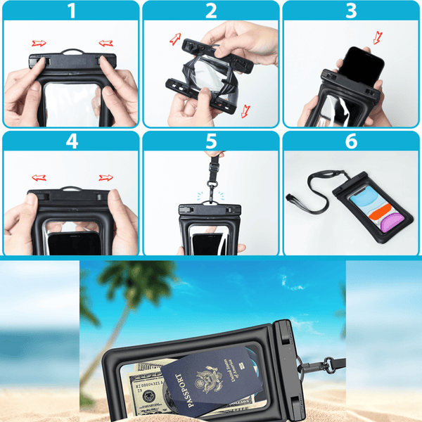 waterproof phone pouch iphone