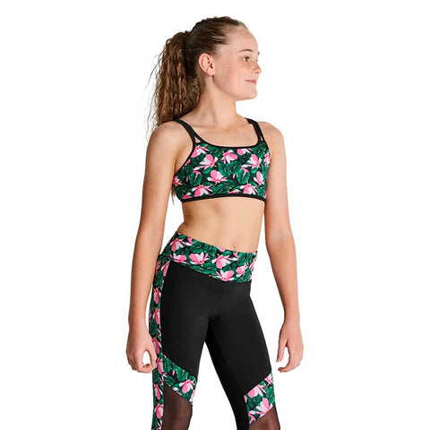 Zaldita Child Big Girls Camisole Dance Crop Tops Sport Vest Yoga