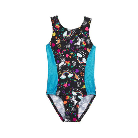 LUOUSE 2-Pack Girls' Sparkly Gymnastics Leotards with Shorts, Ideal for  Ages 4-11T, A_rainbow Unicorn, 4-5 T : : Clothing & Accessories
