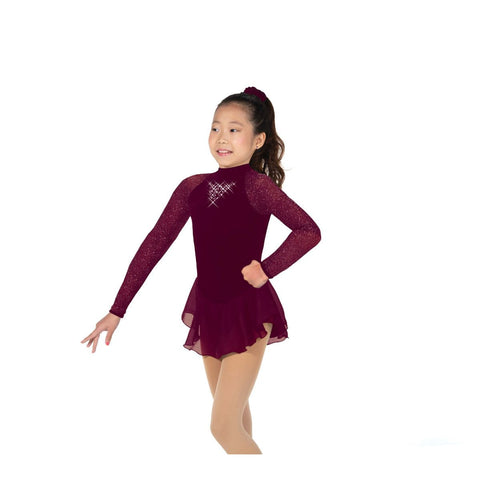 Figure Skating Training Wear Suits Girl Kids Long Sleeves Skating Clothes  Practice Pants Fitted Adult (Color : Red, Size : Small)