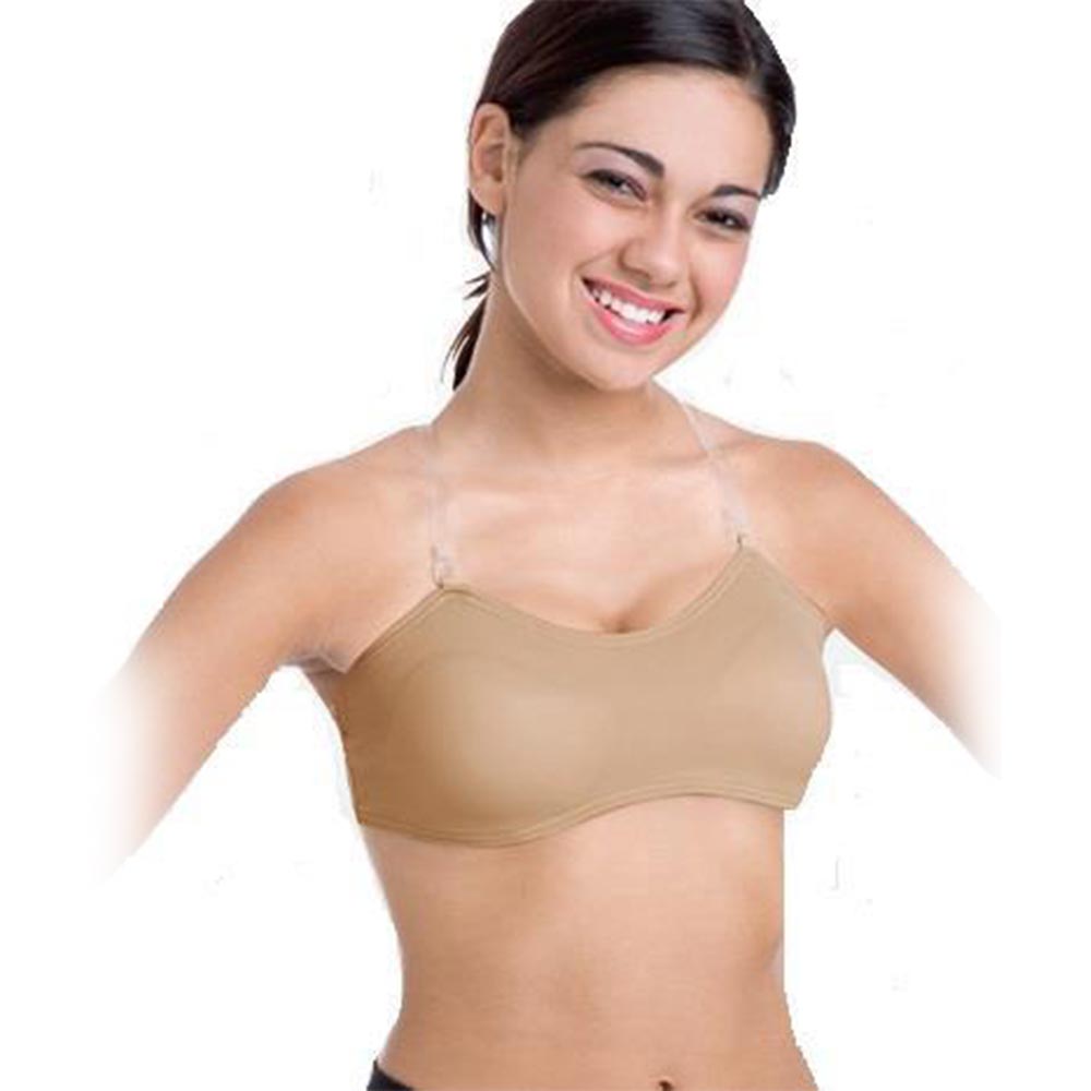 Body Wrappers Nude Bike a Tard With Mesh Middle Clear Shoulder