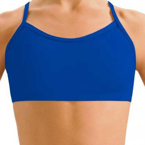 Motionwear Racerback 3 Strap Bra Top Crop Dance Sports Fitness