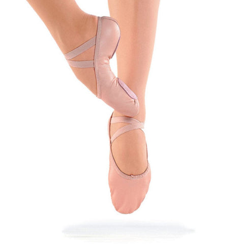 Ballet Slippers by Capezio 200C Kids Full Sole Leather