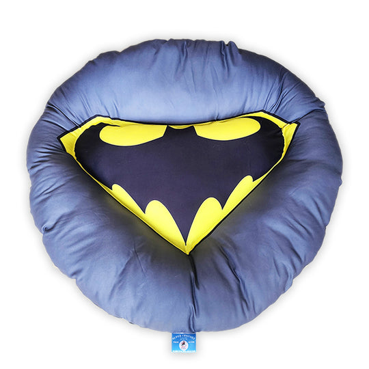 SUPER PET Soft Round Pet Bed - BatPup Image 1