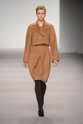 Model in the Autumn/Winter collection 2012