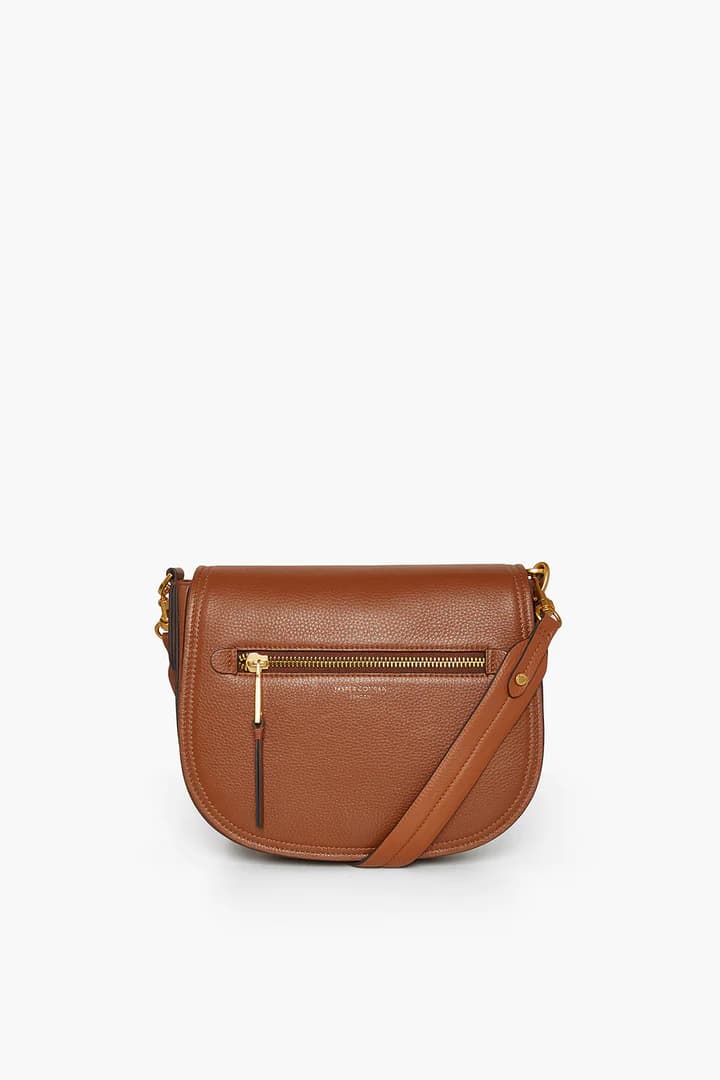 Beatrix Flap Over Leather Cross Body