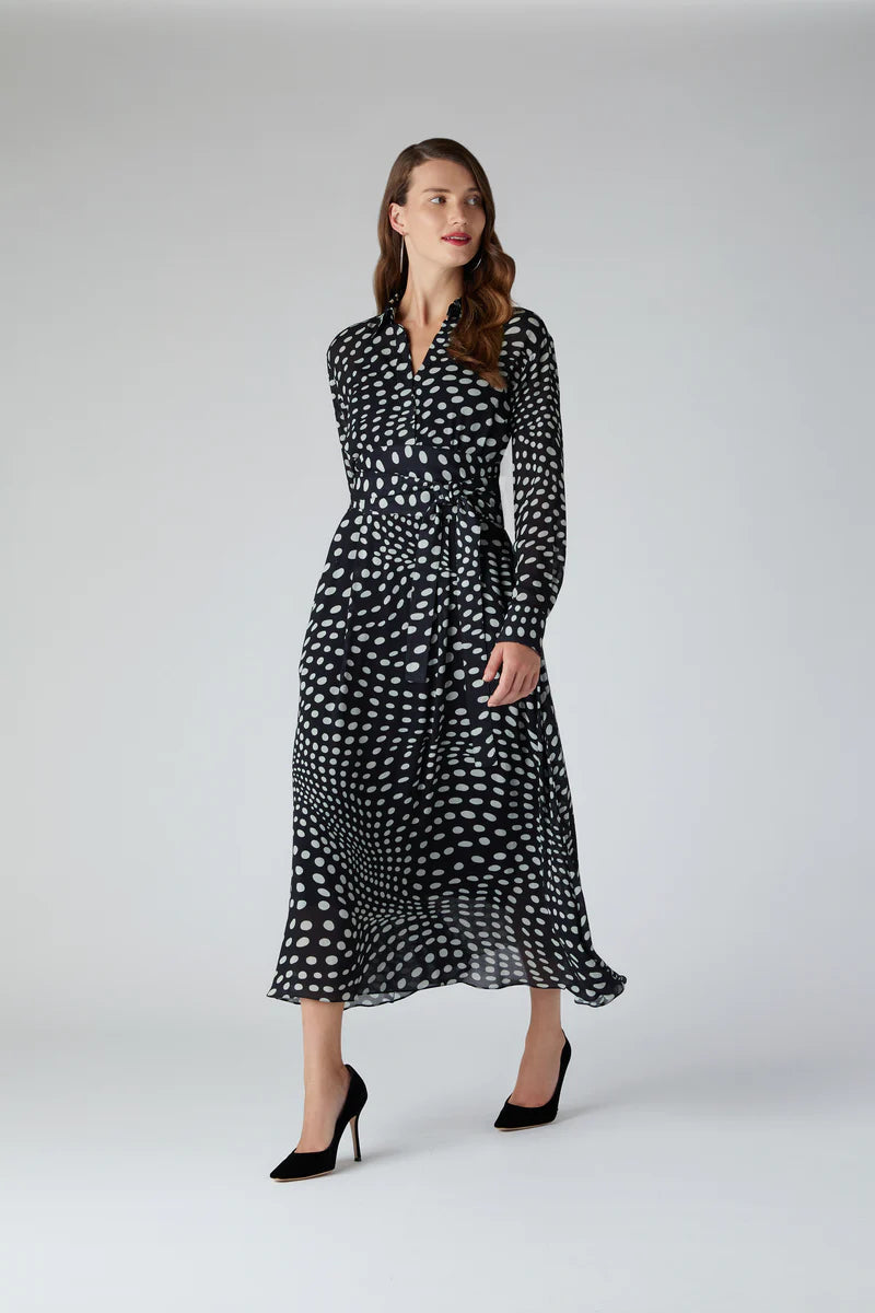 Chloe Shirt Printed Georgette Dress