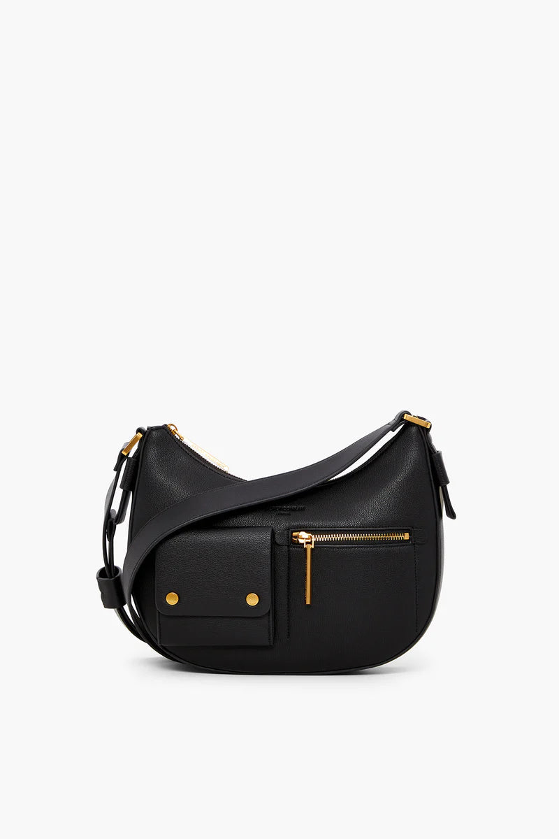 Dahlia Scoop Bag in Black