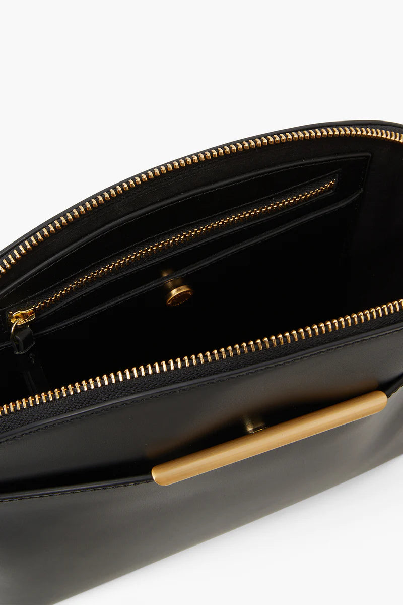 Darcey Leather Dome Cross Body Bag (inside view)