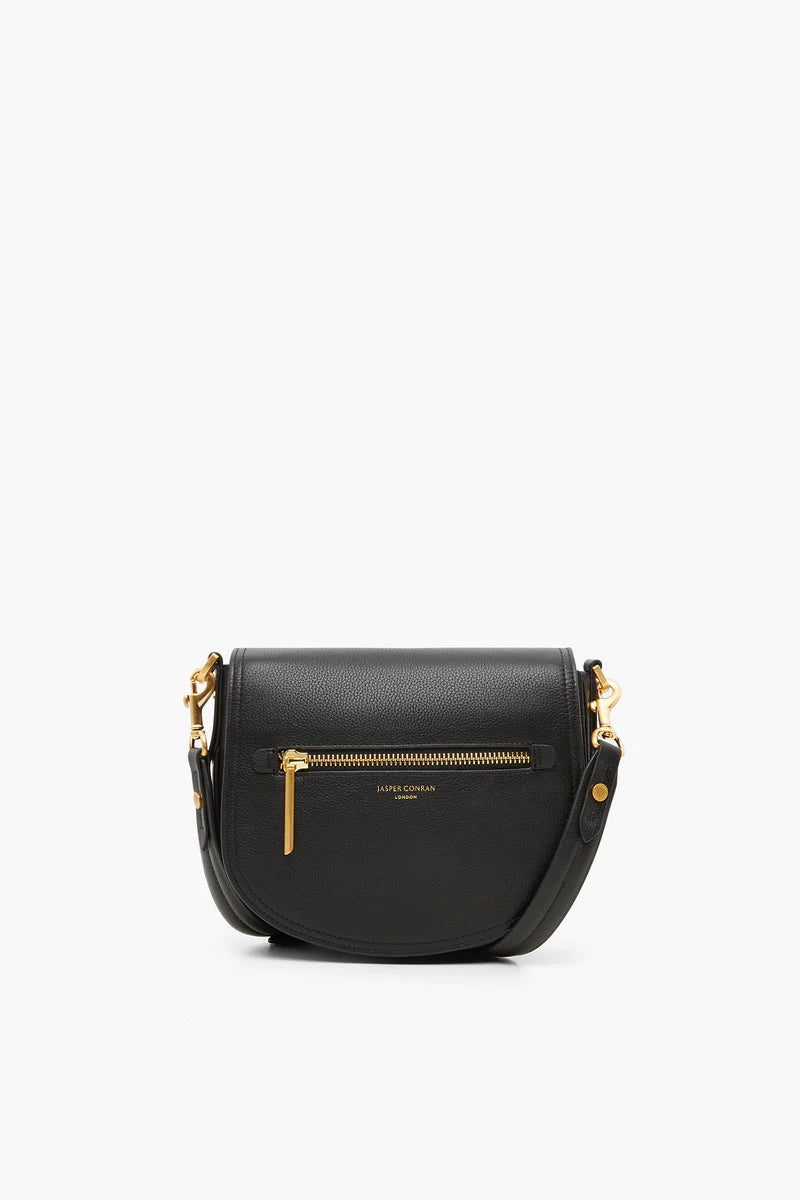 Darcey Saddle Bag in Black