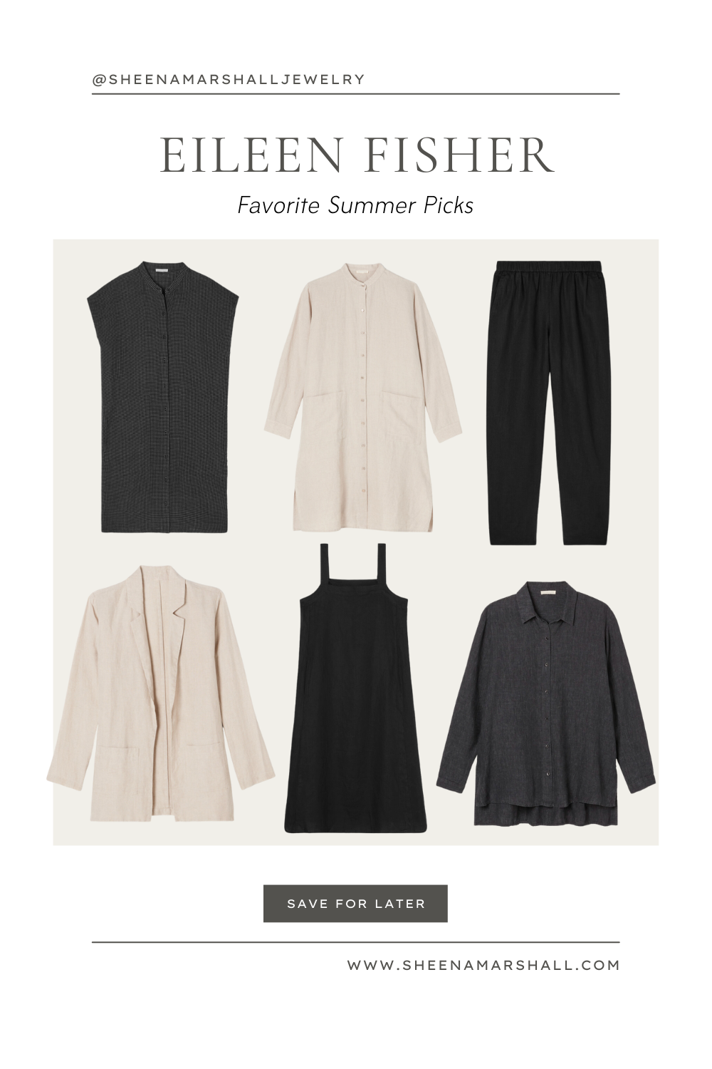 Must-Have Summer Styles from Eileen Fisher