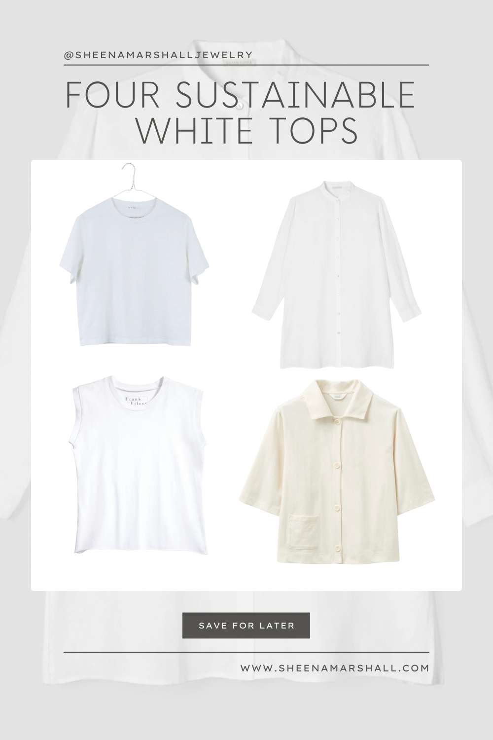 The best sustainable white t-shirts