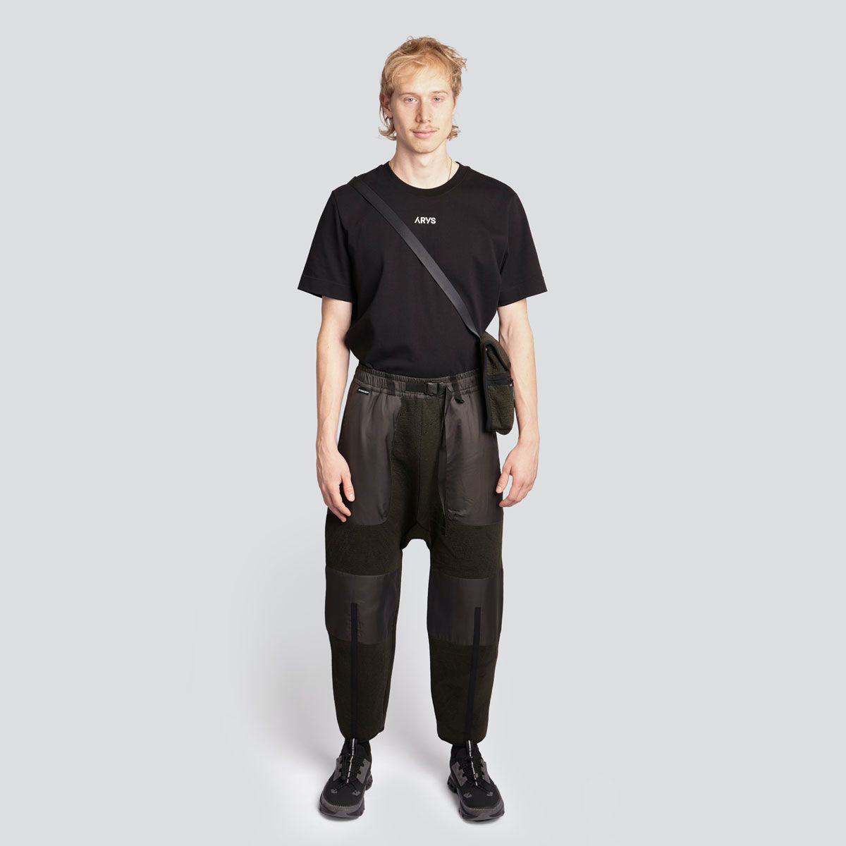 BYBORRE HIKE TAPERED CROPPED PANTS-