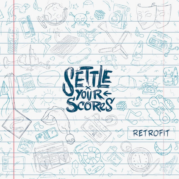 SETTLE YOUR SCORES • Retrofit (Blue Marbled Vinyl) • LP