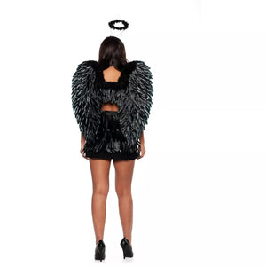 Black Feather Angel Wings - Caufield's Novelty
