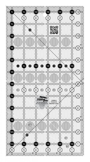 Creative Grids Quilt Ruler Stripology Squared Mini – Threaded Lines