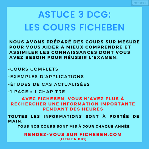 Les fiches de révisions Ficheben DCG