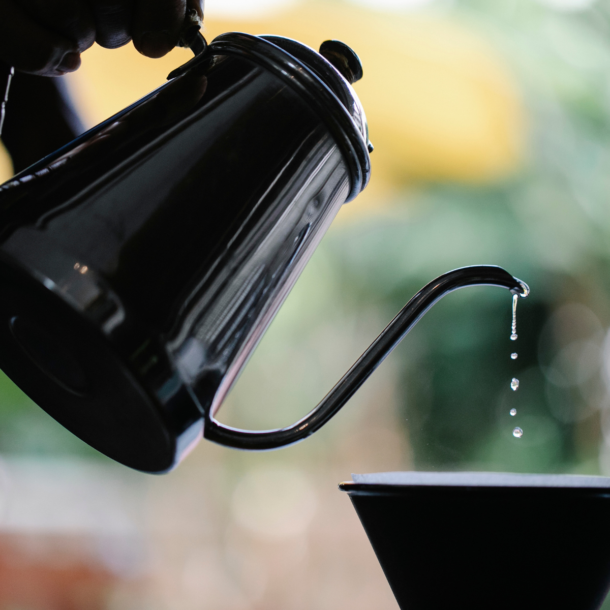 A gooseneck kettle is a valuable tool in pour-over coffee brewing, as it allows for more precise pouring.