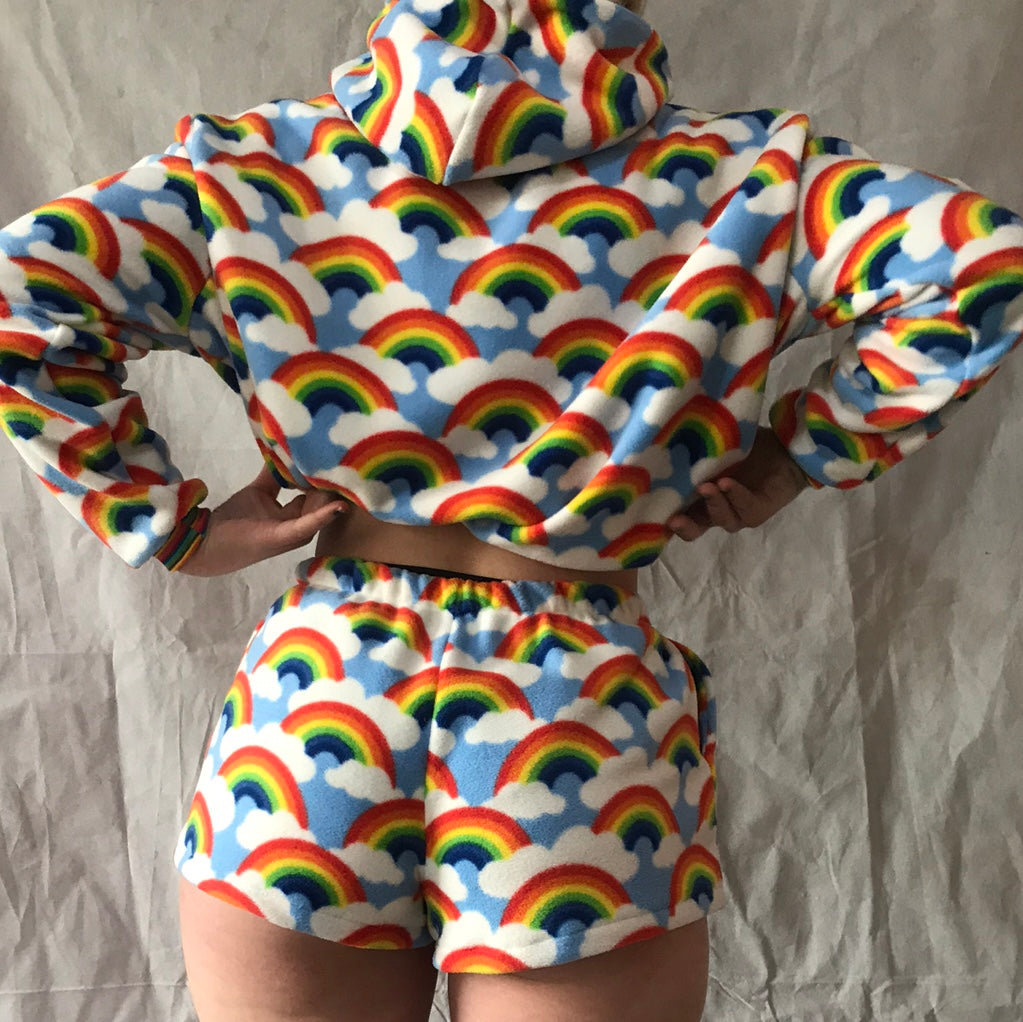 Rainbow Cosy Shorts