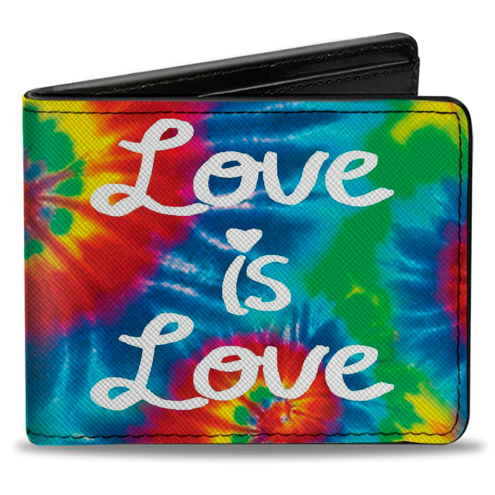 Buckle-Down Love is Love Tie Dye Bi-Fold Wallet