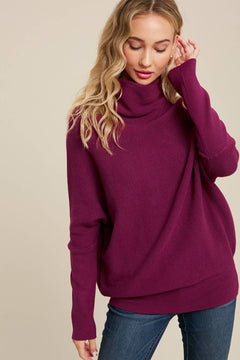 Slouch Neck Dolman Sweater