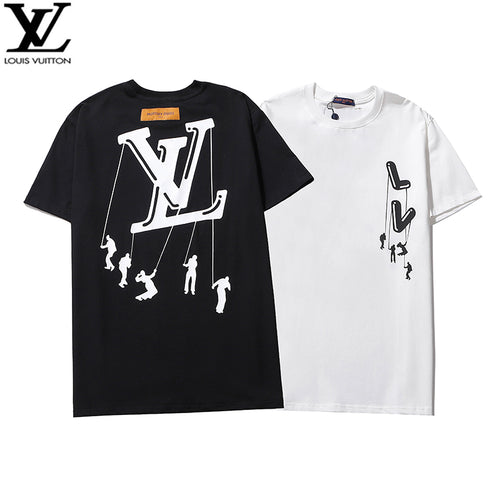 LOUIS VUITTON EVERYDAY LV CREWNECK WHITE T-SHIRT