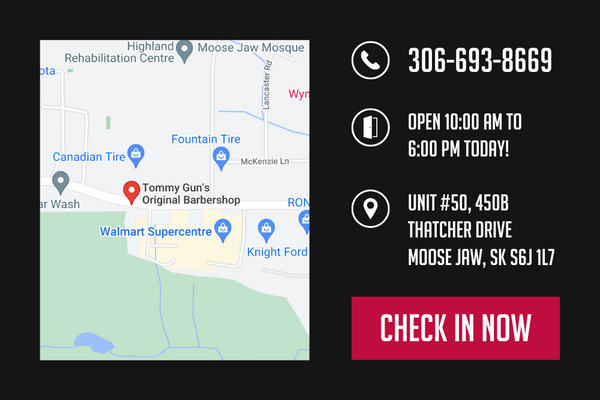 Tommy Gun's Barbershop Moose Jaw SK Location