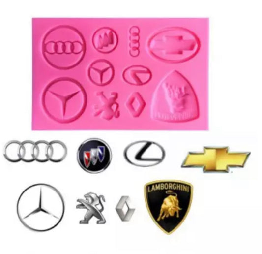 CHANEL & LV Brands Logos Silicone Fondant & Chocolate Mold 4 Cavity