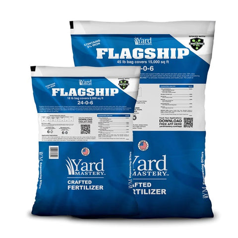 24-0-6 Flagship 3% Iron — Bio-Nite — Granular Lawn Fertilizer.