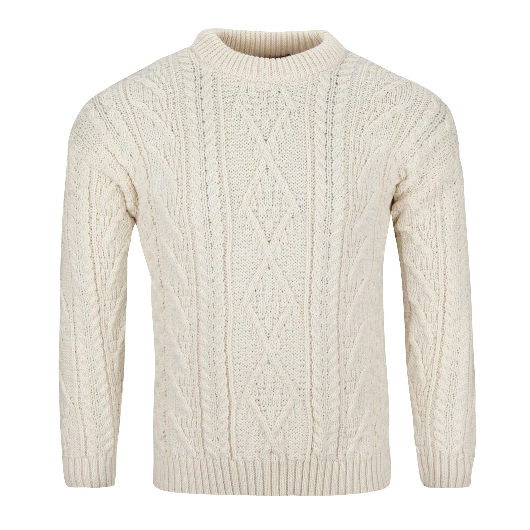Traditional Aran Jumper, 100% British Wool – Woolaway Knitwear