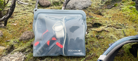 moonmoon silicone bag, silicone storage bag, silicone travel bag, travel storage