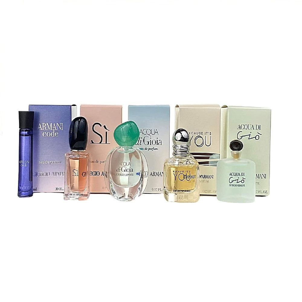 Giorgio Armani Women 5pc Travel Set – SCENT N ESSENCE